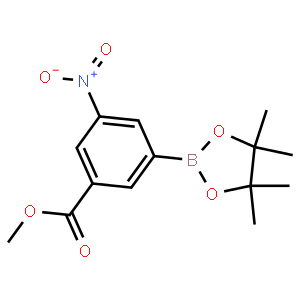 3-Methoxycarbonyl-5-nitrophenylboronic acid, pinacol ester