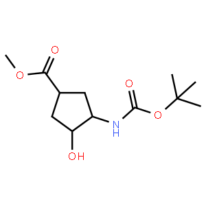 methyl (1S,3R,4R)-3-{[(tert-butoxy)carbonyl]amino}-4-hydroxycyclopentane-1-carboxylate