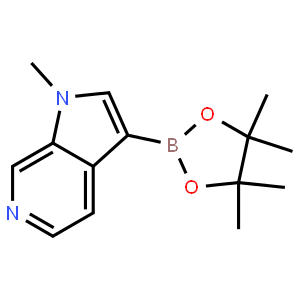 1-methyl-3-(tetramethyl-1,3,2-dioxaborolan-2-yl)-1H-pyrrolo[2,3-c]pyridine