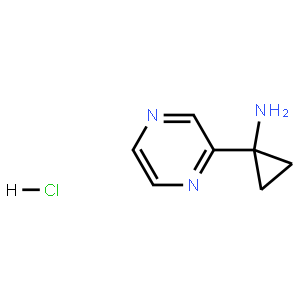 1-(pyrazin-2-yl)cyclopropan-1-amine hydrochloride
