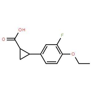 (1S,2S)-rel-2-(4-ethoxy-3-fluorophenyl)cyclopropane-1-carboxylic acid