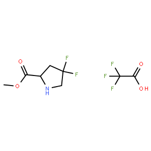 methyl (2S)-4,4-difluoropyrrolidine-2-carboxylate; trifluoroacetic acid,915230-14-7