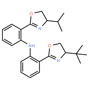 2-[(4S)-4,5-Dihydro-4-(1-methylethyl)-2-oxazolyl]-N-{2-[(4S)-4-(1,1-dimethylethyl)-4,5-dihydro-2-oxazolyl]phenyl}benzenamine