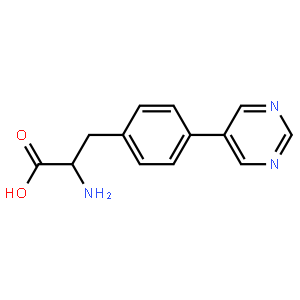 (S)-2-amino-3-(4-(pyrimidin-5-yl)phenyl)propanoicacid