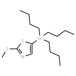 2-(Methylthio)-5-(tributylstannyl)thiazole