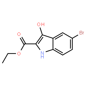 5-Bromo-3-hydroxy-1H-indole-2-carboxylic acid ethyl ester,153501-30-5