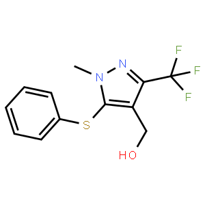 [1-Methyl-5-(phenylsulfanyl)-3-(trifluoromethyl)-1H-pyrazol-4-yl]methanol