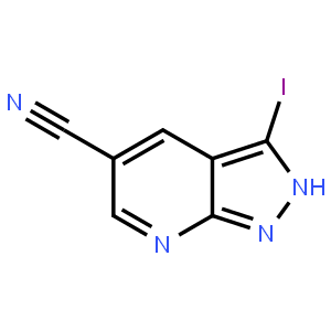 3-iodo-1H-pyrazolo[3,4-b]pyridine-5-carbonitrile
