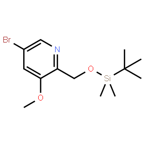 5-Bromo-2-((tert-butyldimethylsilyloxy)methyl)-3-methoxypyridine