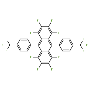 1,2,3,4,5,6,7,8-Octafluoro-9,10-bis[4-(trifluoromethyl)phenyl]anthracene