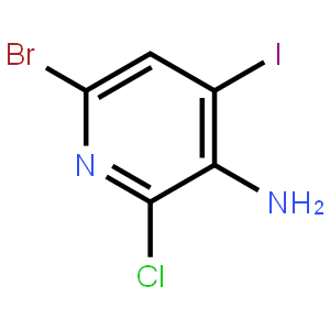 6-Bromo-2-chloro-4-iodopyridin-3-amine