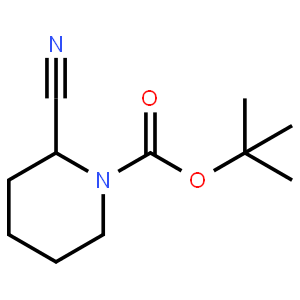 1-​piperidinecarboxylic acid, 2-​cyano-​, 1,​1-​dimethylethyl ester, (2r)​-