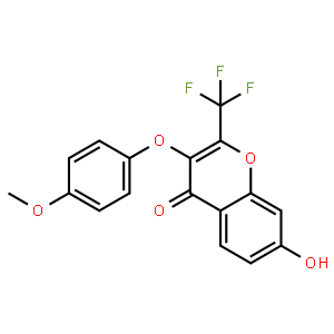 7-Hydroxy-3-(4-methoxyphenoxy)-2-(trifluoromethyl)-4H-chromen-4-one
