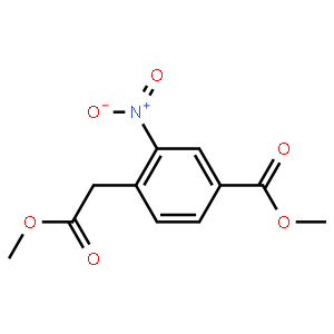 Methyl 2-(4-methoxycarbonyl-2-nitrophenyl)acetate