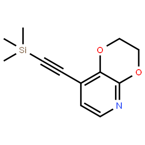 8-((Trimethylsilyl)ethynyl)-2,3-dihydro-[1,4]dioxino[2,3-b]pyridine