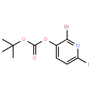 2-Bromo-6-iodopyridin-3-yl tert-butyl carbonate