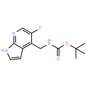 tert-Butyl ((5-fluoro-1H-pyrrolo[2,3-b]pyridin-4-yl)methyl)carbamate