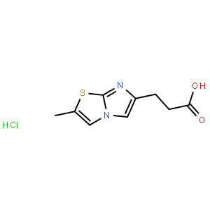 3-(2-Methylimidazo[2,1-b]thiazol-6-yl)propanoic acid hcl