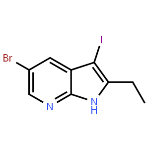 5-Bromo-2-ethyl-3-iodo-1H-pyrrolo[2,3-b]pyridine
