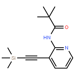 2,2-Dimethyl-N-(3-trimethylsilanylethynyl-pyridin-2-yl)-propionamide