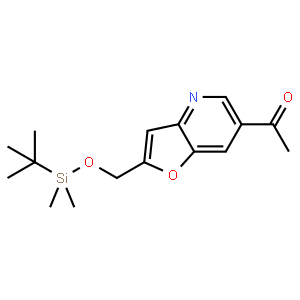 1-(2-((tert-Butyldimethylsilyloxy)methyl)furo[3,2-b]pyridin-6-yl)ethanone