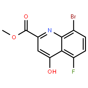 Methyl 8-bromo-5-fluoro-4-hydroxyquinoline-2-carboxylate