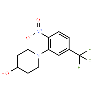 4-Hydroxy-1-(2-nitro-5-trifluoromethylphenyl)piperidine