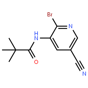 N-(2-Bromo-5-cyanopyridin-3-yl)pivalamide