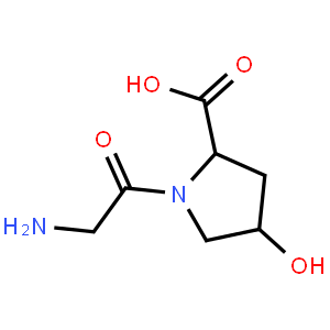 (2S,4R)-1-(2-aminoacetyl)-4-hydroxypyrrolidine-2-carboxylic acid,24587-32-4