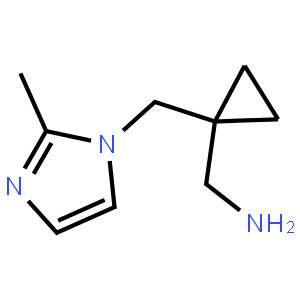 ((1-[(2-Methyl-1H-imidazol-1-yl)methyl]cyclopropyl)methyl)amine