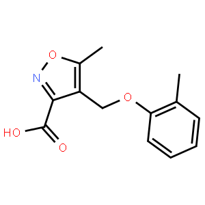 5-Methyl-4-[(2-methylphenoxy)methyl]isoxazole-3-carboxylic acid