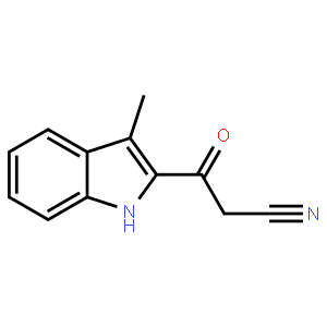 3-(3-methyl-1H-indol-2-yl)-3-oxopropanenitrile