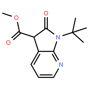 methyl 1-tert-butyl-2-oxo-1H,2H,3H-pyrrolo[2,3-b]pyridine-3-carboxylate