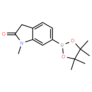 1-methyl-6-(tetramethyl-1,3,2-dioxaborolan-2-yl)-2,3-dihydro-1H-indol-2-one,1428666-17-4