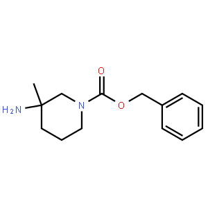 1-​piperidinecarboxylic acid, 3-​amino-​3-​methyl-​, phenylmethyl ester