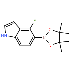 4-fluoro-5-(4,4,5,5-tetramethyl-1,3,2-dioxaborolan-2-yl)-1H-indole