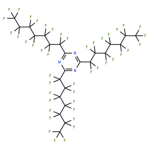 2,4,6-三(十五氟庚基)-1,3,5-三嗪