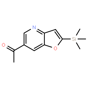 1-(2-(Trimethylsilyl)furo[3,2-b]pyridin-6-yl)ethanone