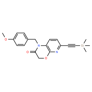1-(4-Methoxybenzyl)-6-((trimethylsilyl)ethynyl)-1H-pyrido[2,3-b][1,4]oxazin-2(3H)-one