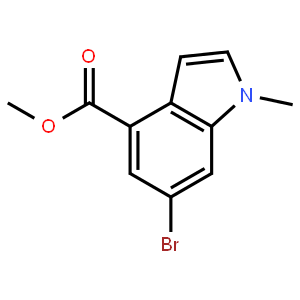 methyl 6‐bromo‐1‐methyl‐1H‐indole‐4‐carboxylate