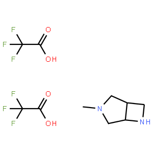 3-methyl-3,6-diazabicyclo[3.2.0]heptane; bis(trifluoroacetic acid)
