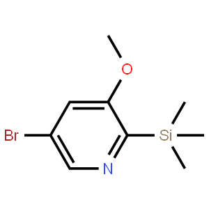 5-Bromo-3-methoxy-2-(trimethylsilyl)pyridine