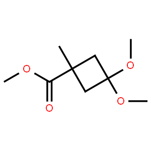 methyl 3,3-dimethoxy-1-methylcyclobutane-1-carboxylate