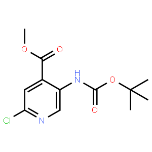 methyl 5-{[(tert-butoxy)carbonyl]amino}-2-chloropyridine-4-carboxylate
