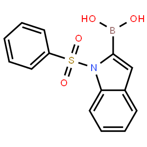 1-(苯基磺酰)-2-吲哚基硼酸