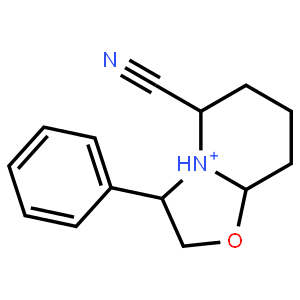 (3R，5S，8aR)-3-phenylhexahydro-5H-[1，3]oxazolo[3，2-a]pyridine-5-carbonitrile