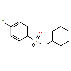 N-Cyclohexyl 4-fluorobenzenesulfonamide
