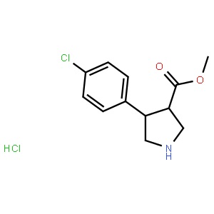 methyl (3R,4S)-4-(4-chlorophenyl)pyrrolidine-3-carboxylate hydrochloride