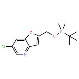 2-((tert-Butyldimethylsilyloxy)methyl)-6-chlorofuro[3,2-b]pyridine