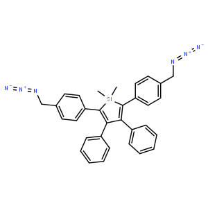 2,5-Bis[4-(azidomethyl)phenyl]-1,1-dimethyl-3,4-diphenyl-1H-silole